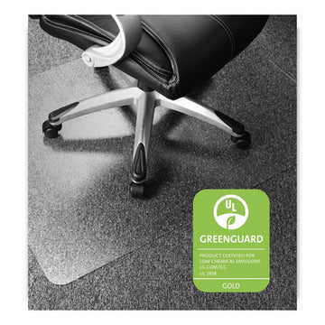 Floortex® Cleartex Ultimat Polycarbonate Chair Mat For Low-medium Pile Carpet, 48 X 53, Clear freeshipping - TVN Wholesale
